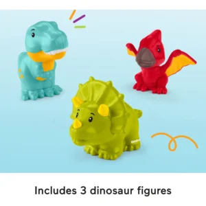 Dinosaur Figure Pack Toddler Toy, 4 Pieces